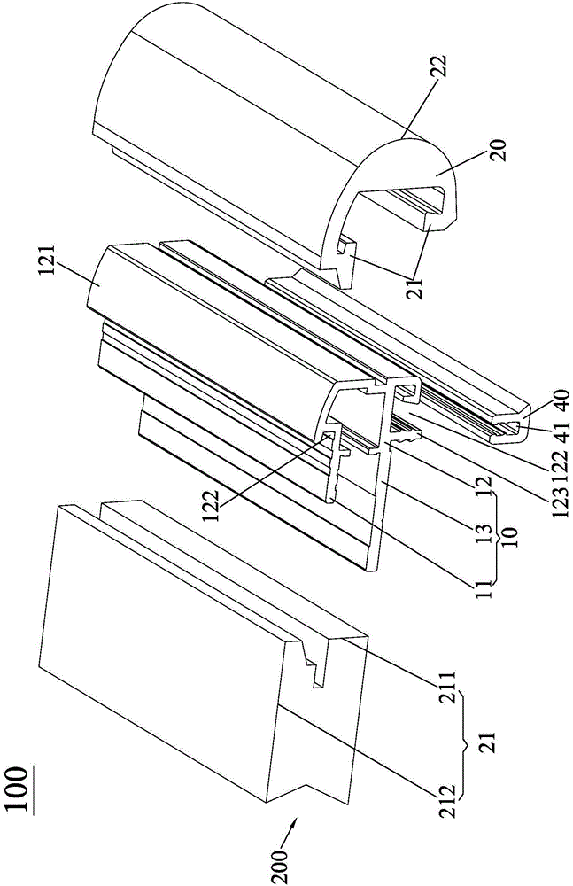 Edge wrapping mechanism for furniture table