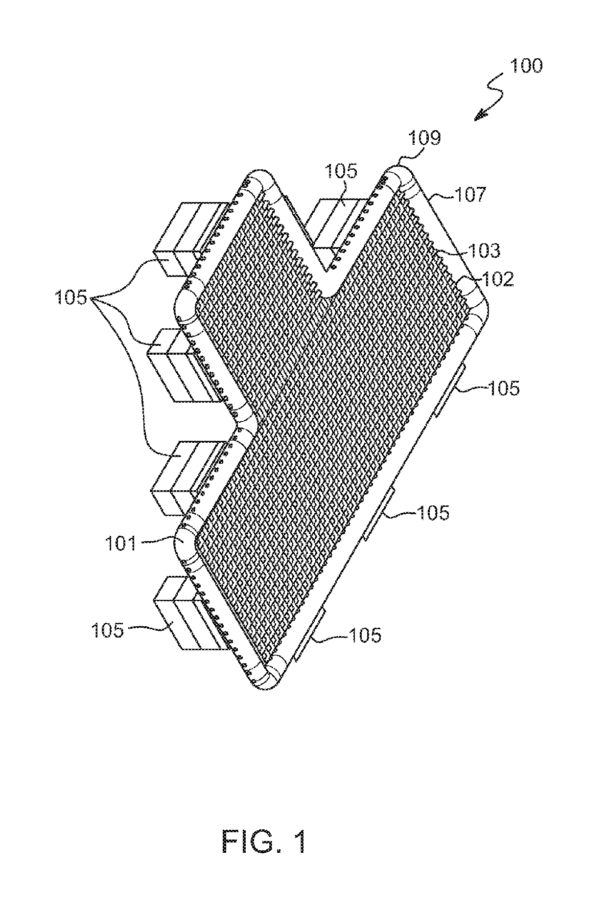 Sound absorbing rebounding device