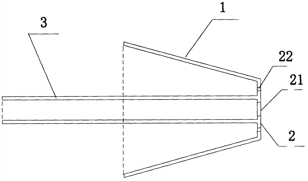 Cable dividing device with anti-turning function and arranged on cable stranding machine