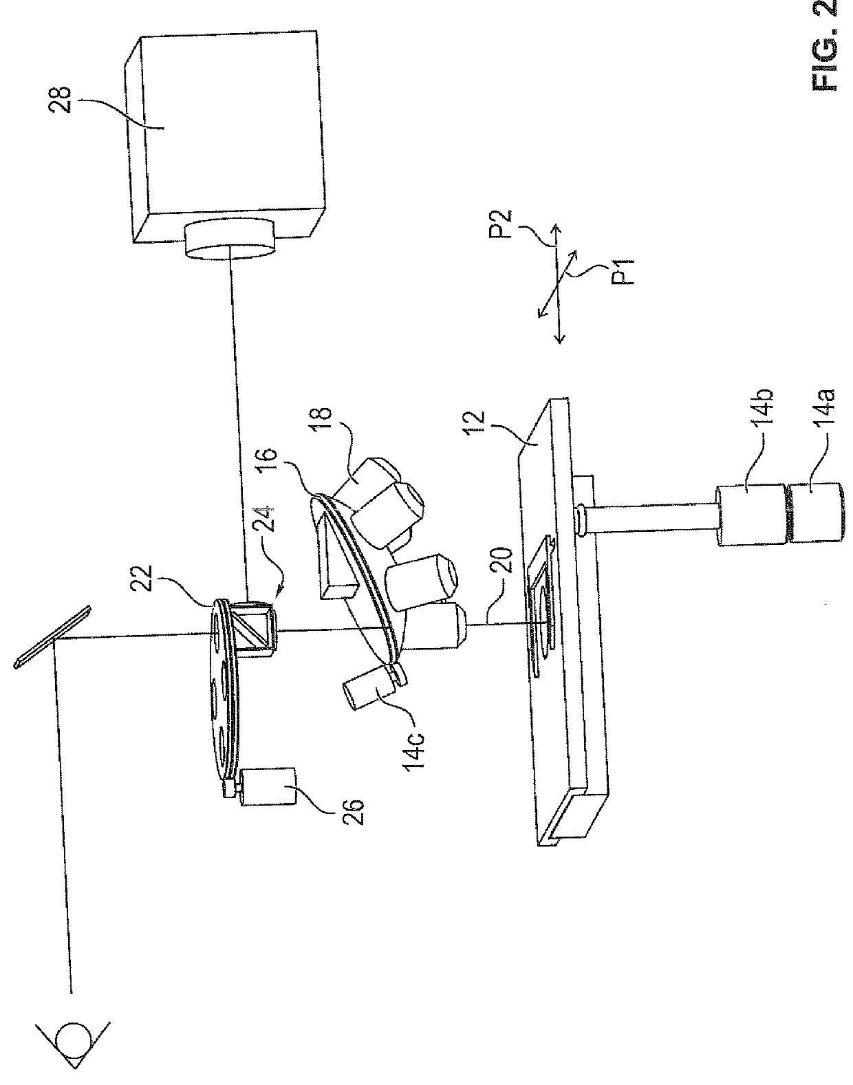 Microscope with friction drives