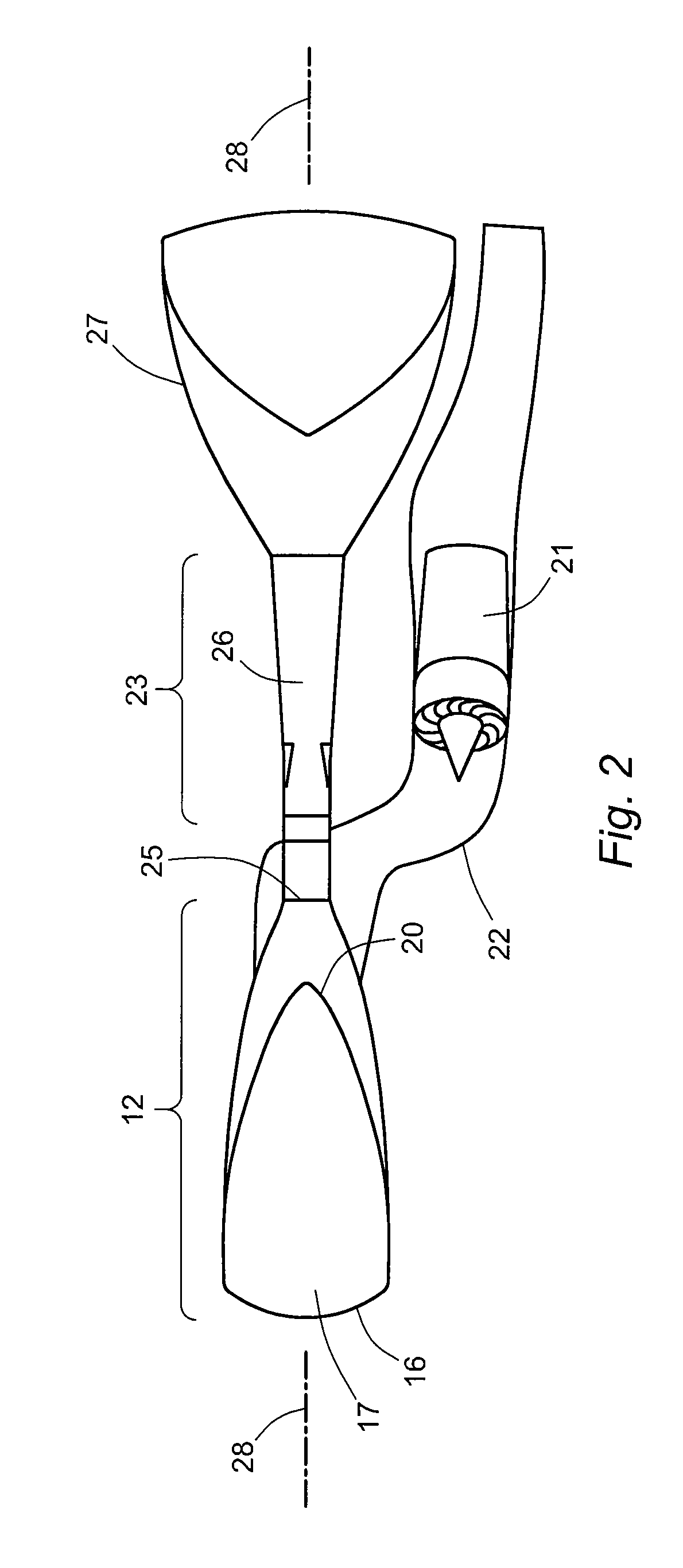 Integrated air inlet system for multi-propulsion aircraft engines
