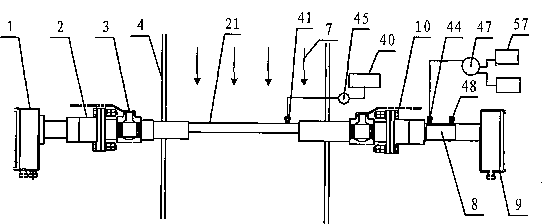 On-position type gas analysis system with on-position calibration function