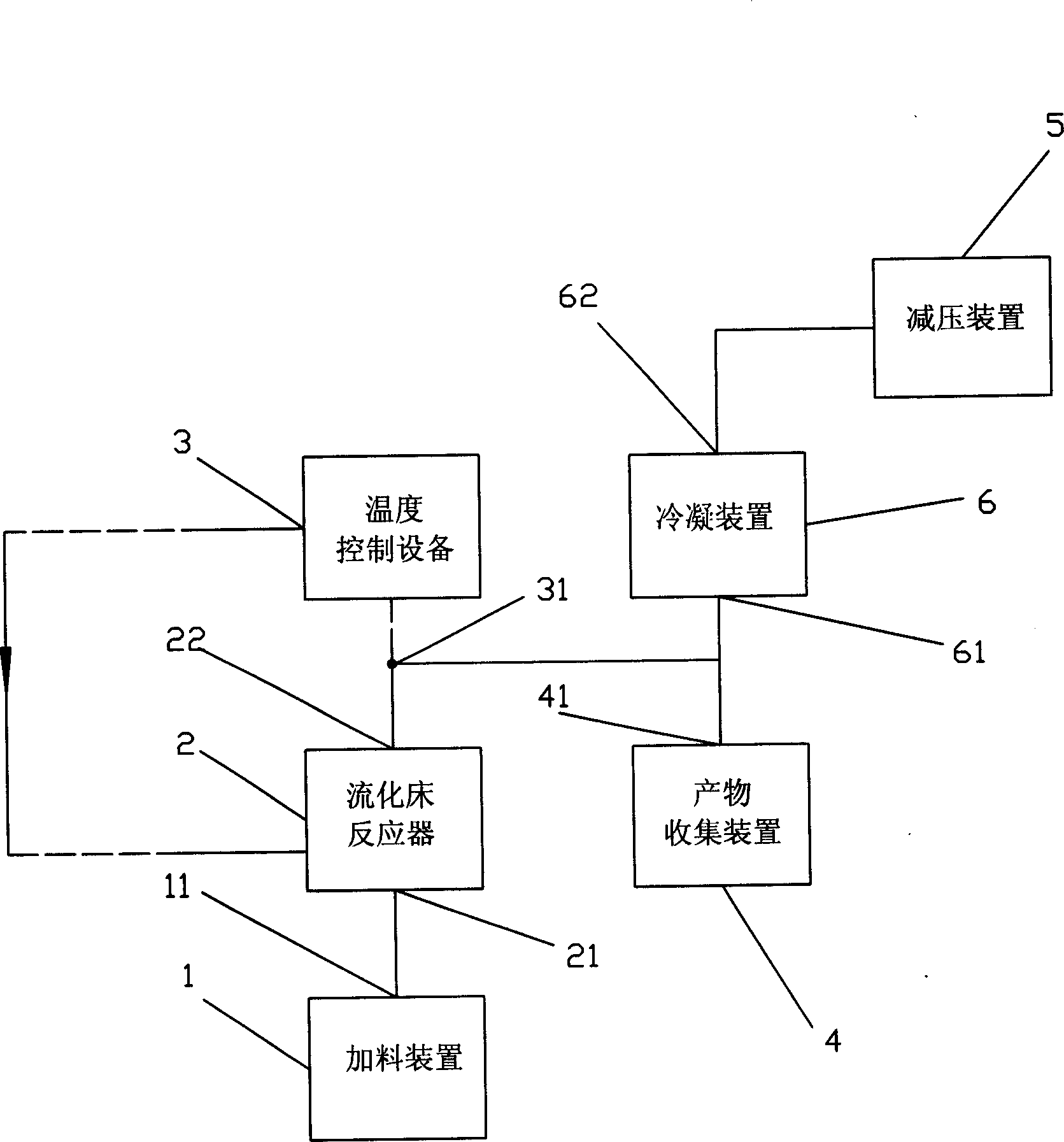 Reduced pressure fluidized catalytic reaction system