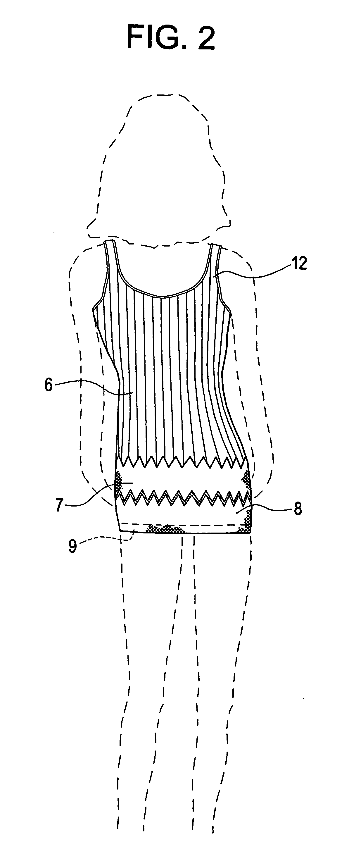 Circularly knit anti-slip seamless torso trim bra-slip