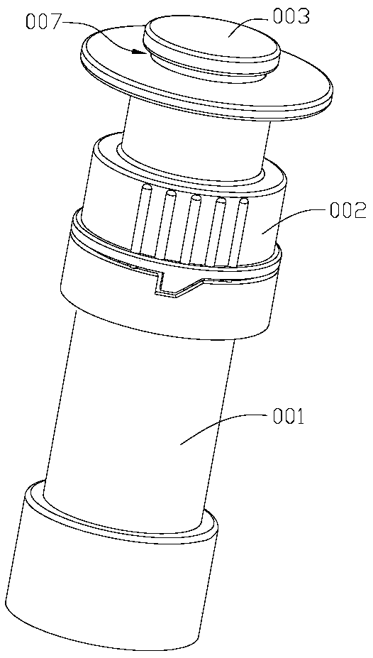 Dental implant packing bottle