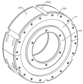 Wind power generation speed-increasing gearbox planet carrier cylindrical roller bearing with stop groove