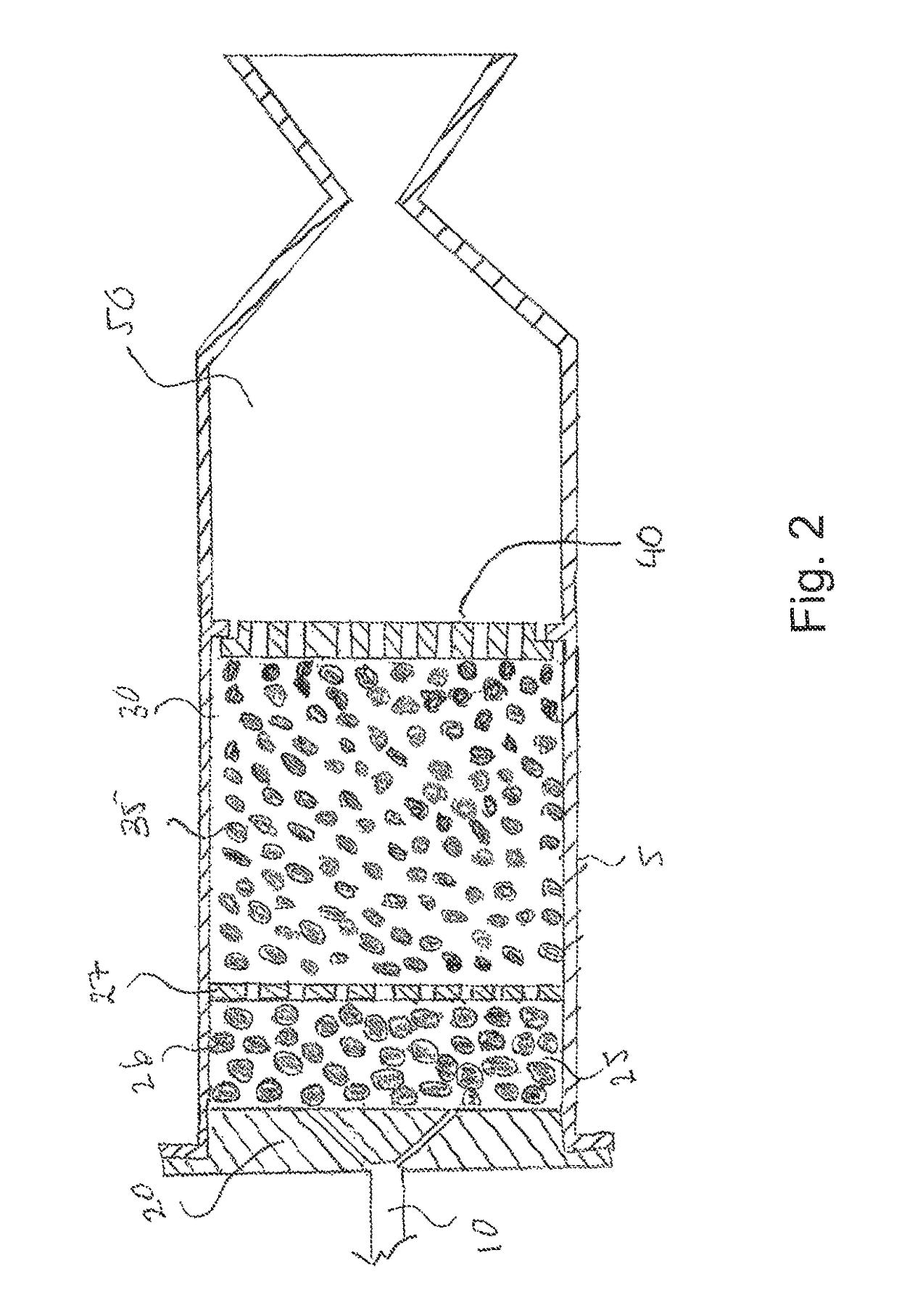 Reactor for ammonium dinitramide-based liquid mono-propellants, and thruster including the reactor