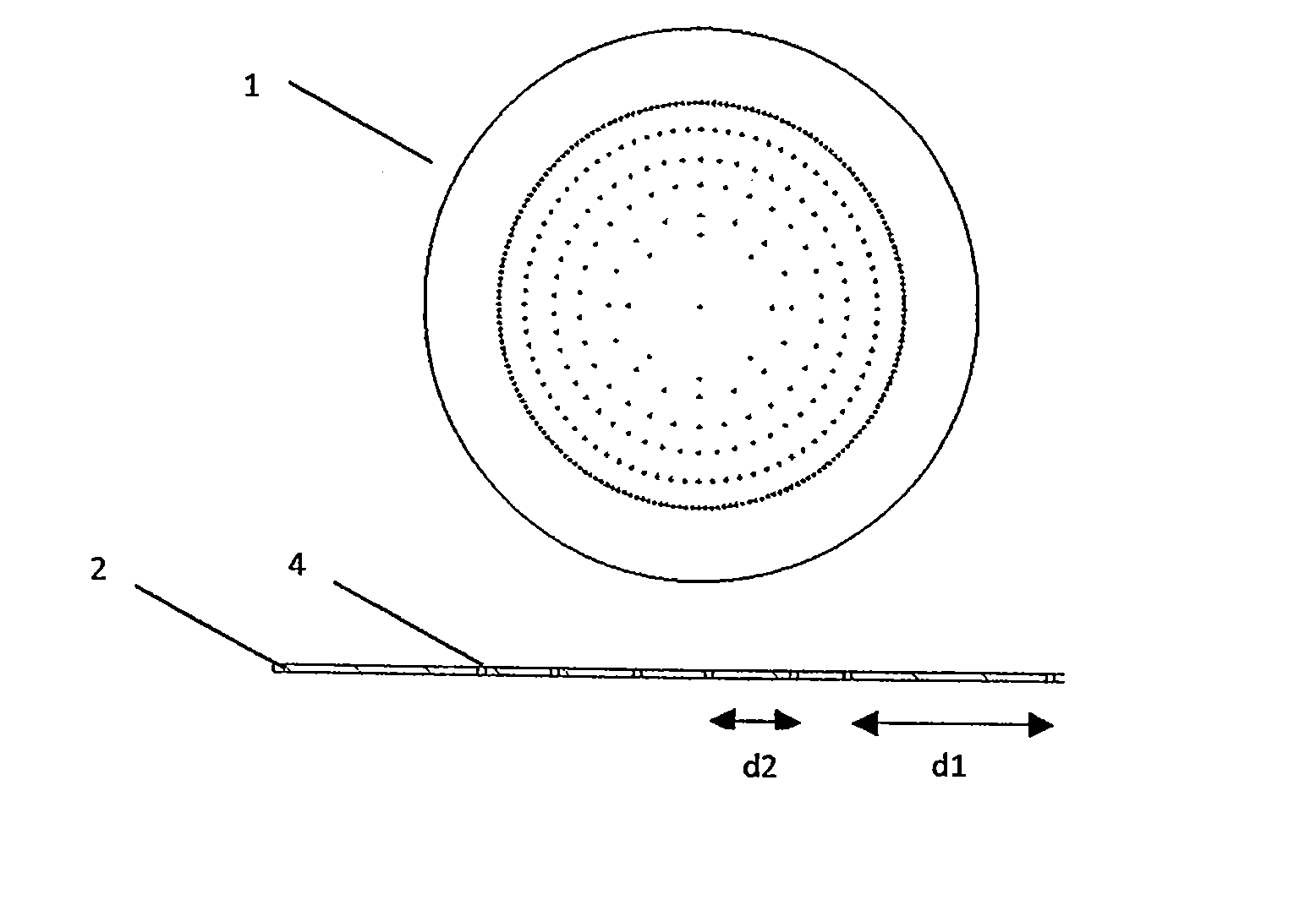 Nozzle body for a liquid droplet spray device