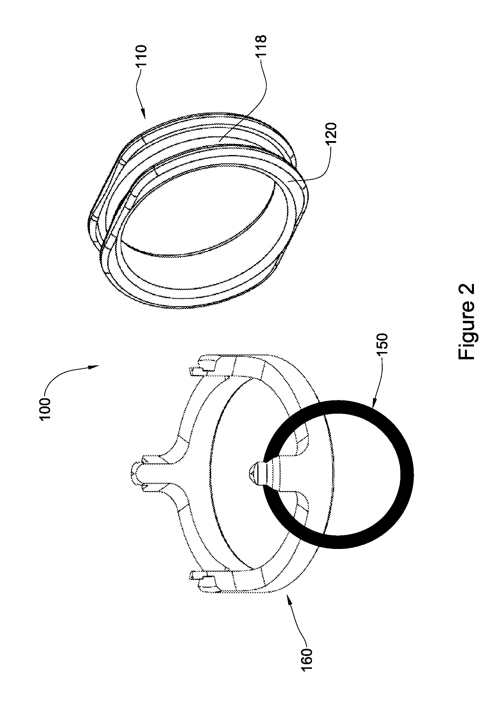 Support element for circumcision and system comprising the same