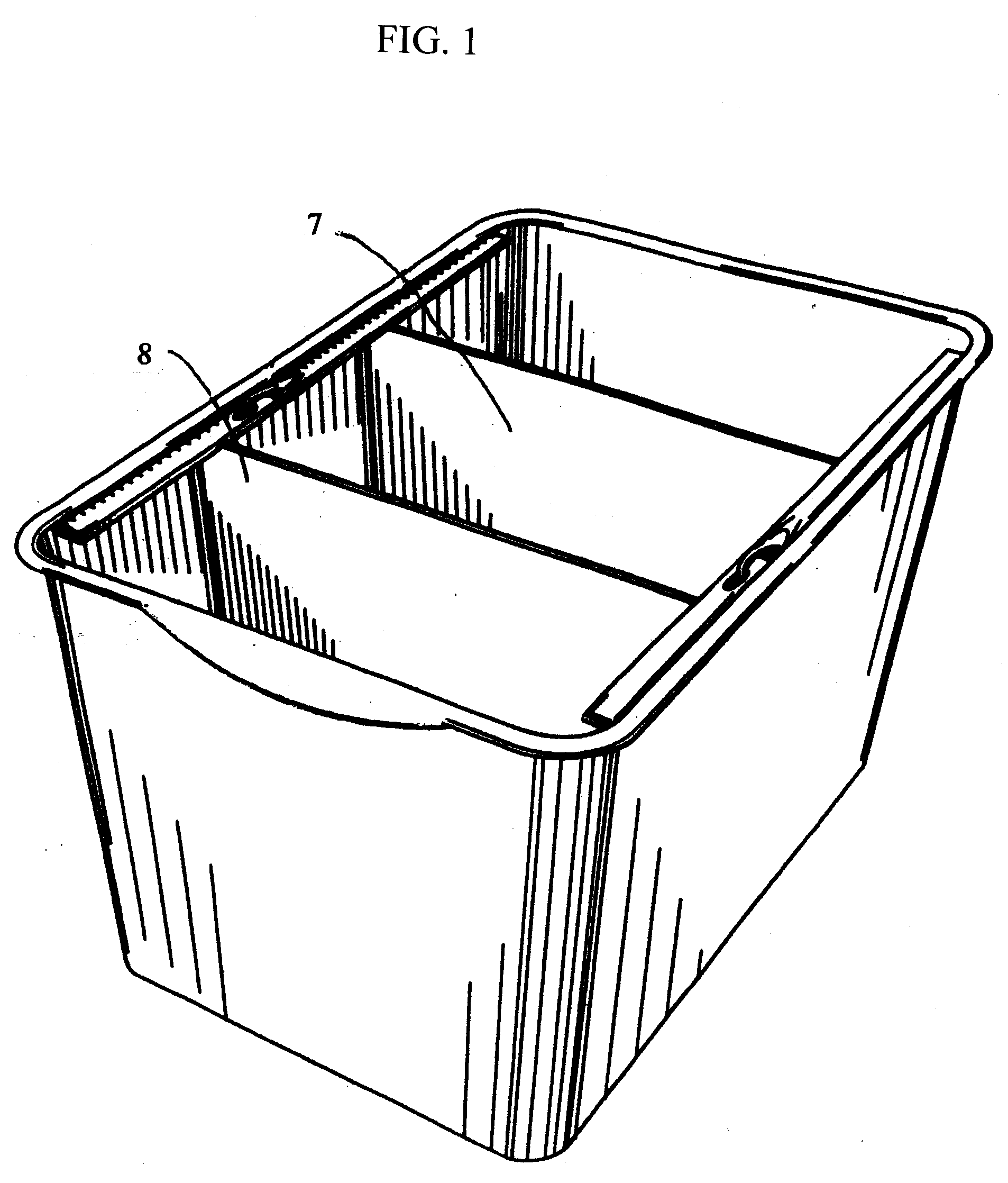 Multi sectional bucket
