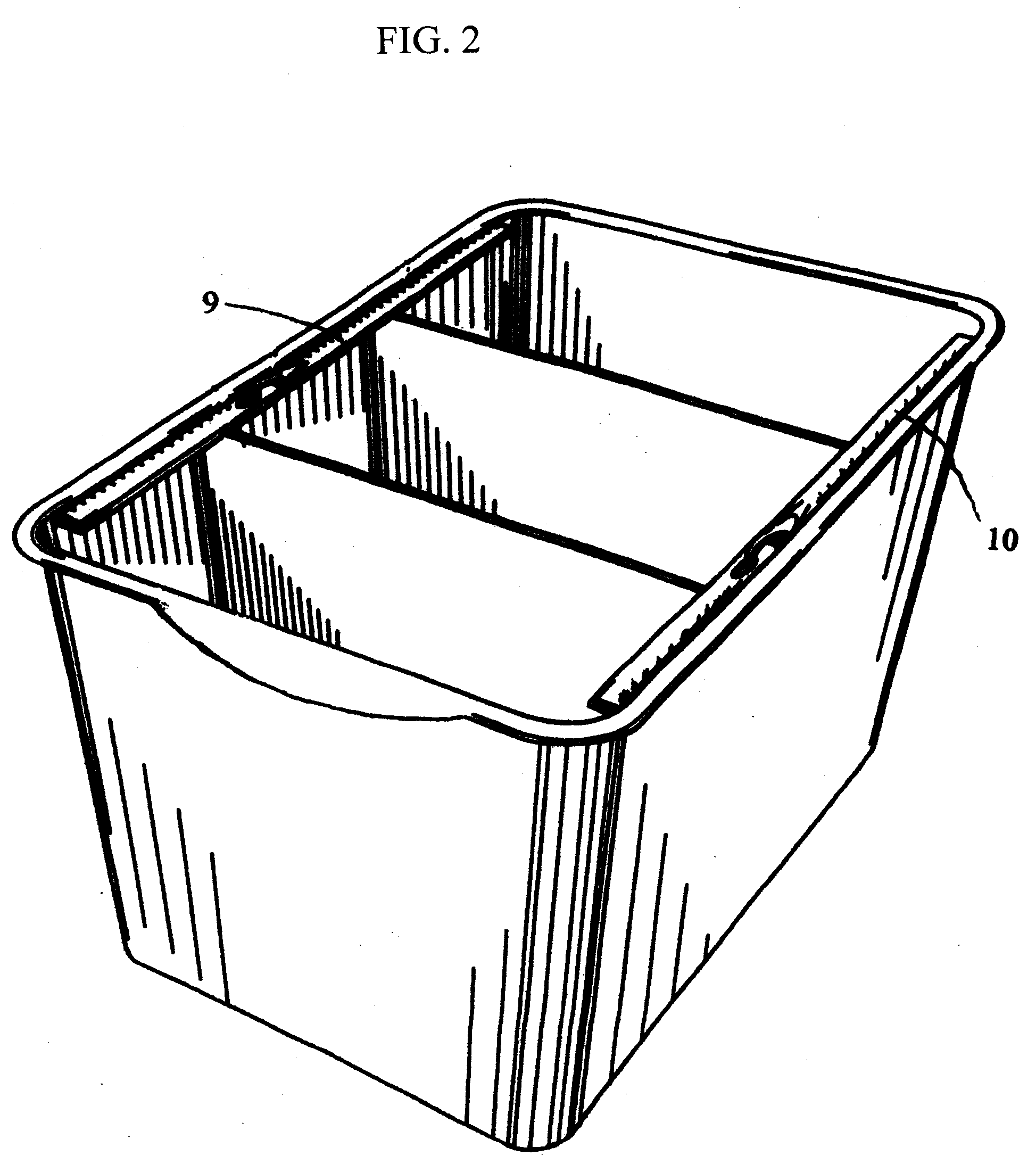 Multi sectional bucket
