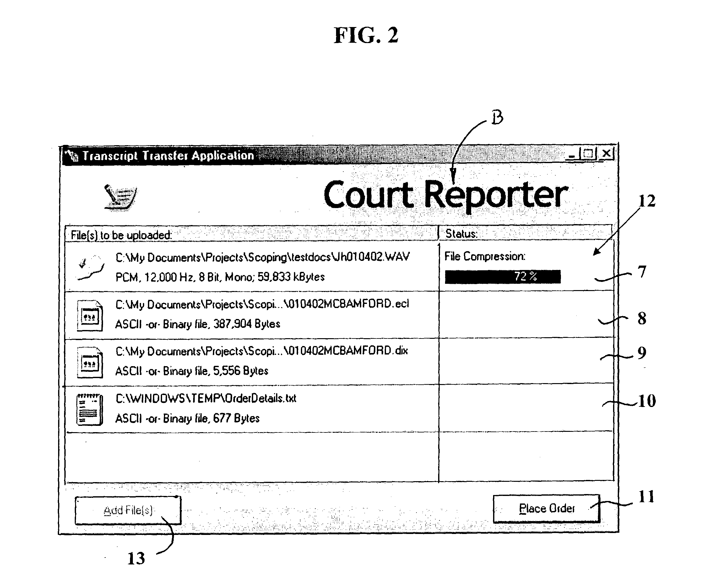 Data conversion secure transfer method and software system for court reporters and scopists