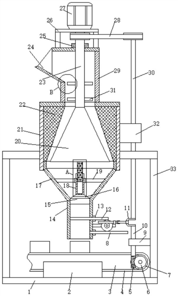 Garbage automatic pretreatment device for environmental protection engineering and using method thereof