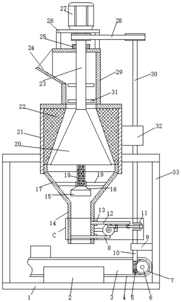 Garbage automatic pretreatment device for environmental protection engineering and using method thereof