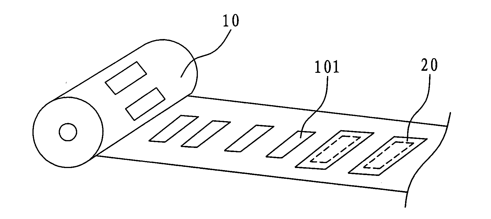 Method for manufacturing paper-plastic composite bag with window