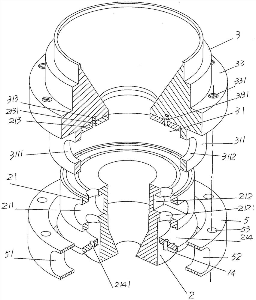 Die gap offset adjustment device for blow molding machine