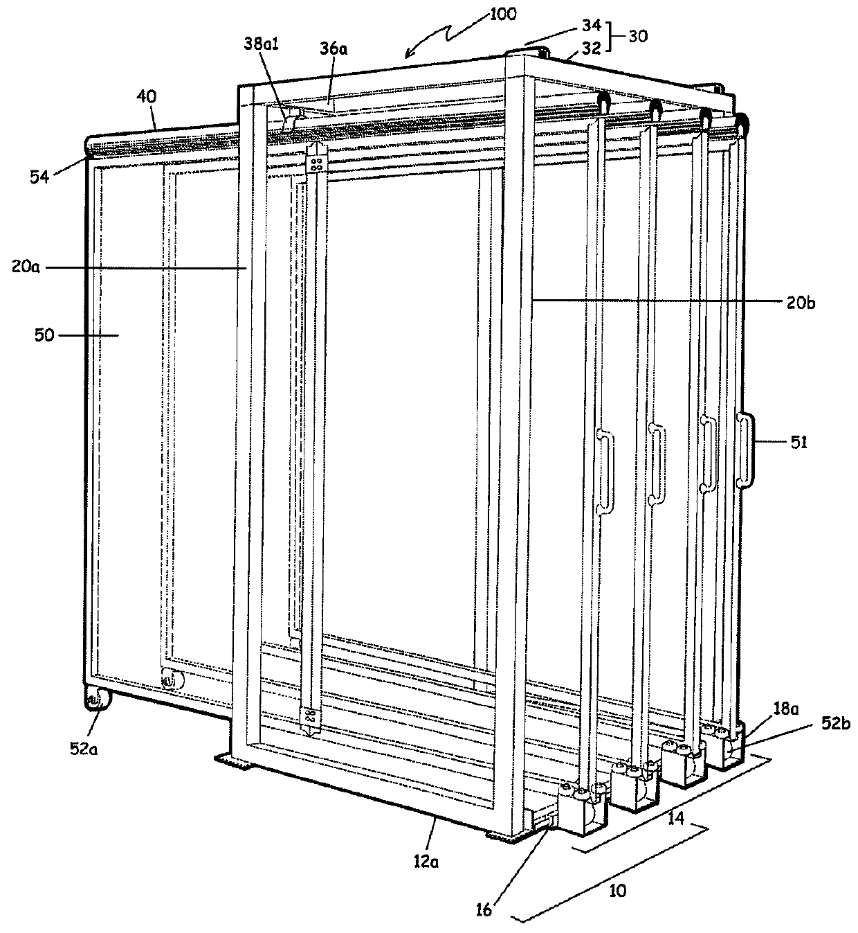 Modular hanging storage system