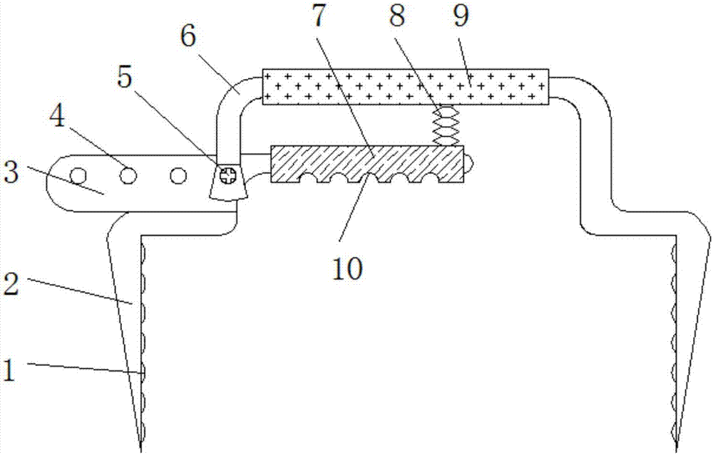 Labor-saving, practical and safe brick clamp