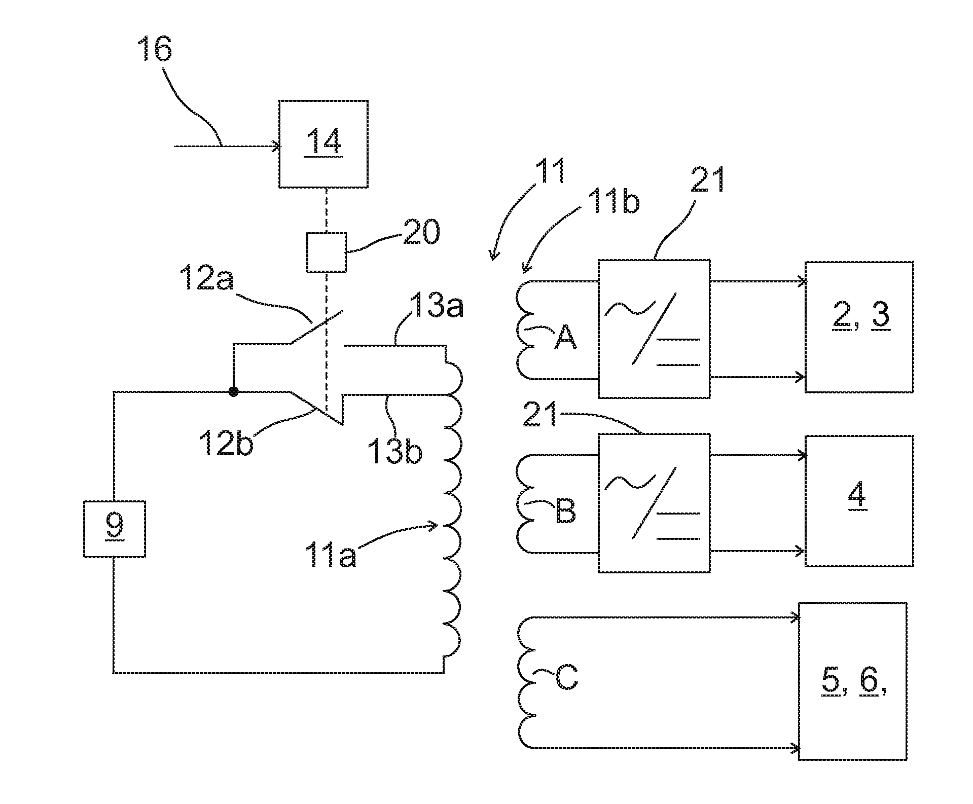 Electricity supply apparatus and an elevator system