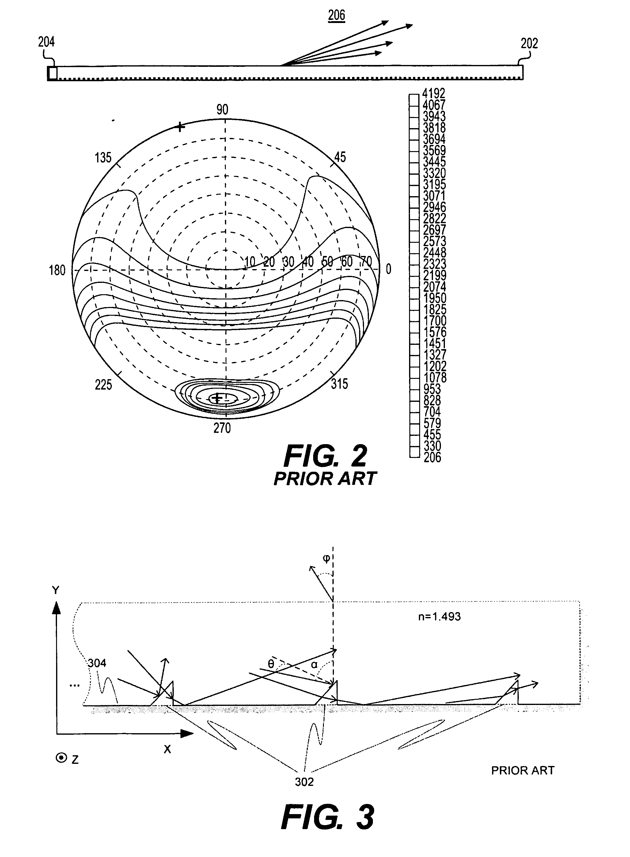 Light outcoupling structure for a lighting device