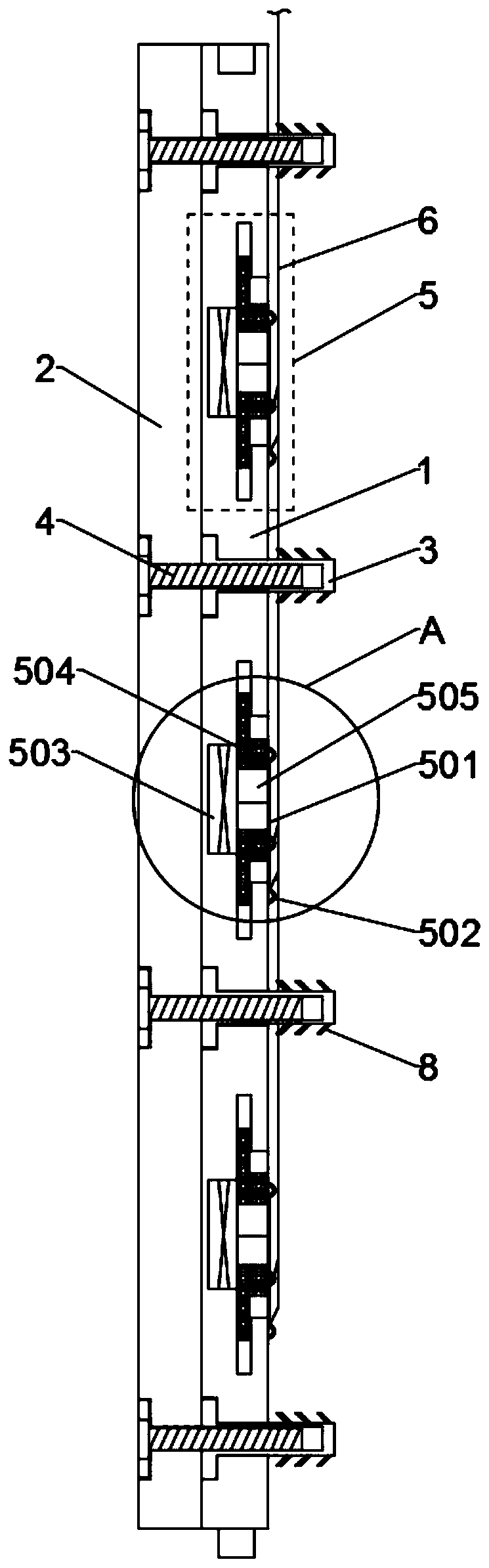 A large-scale built-in thermal insulation wall structure and construction method