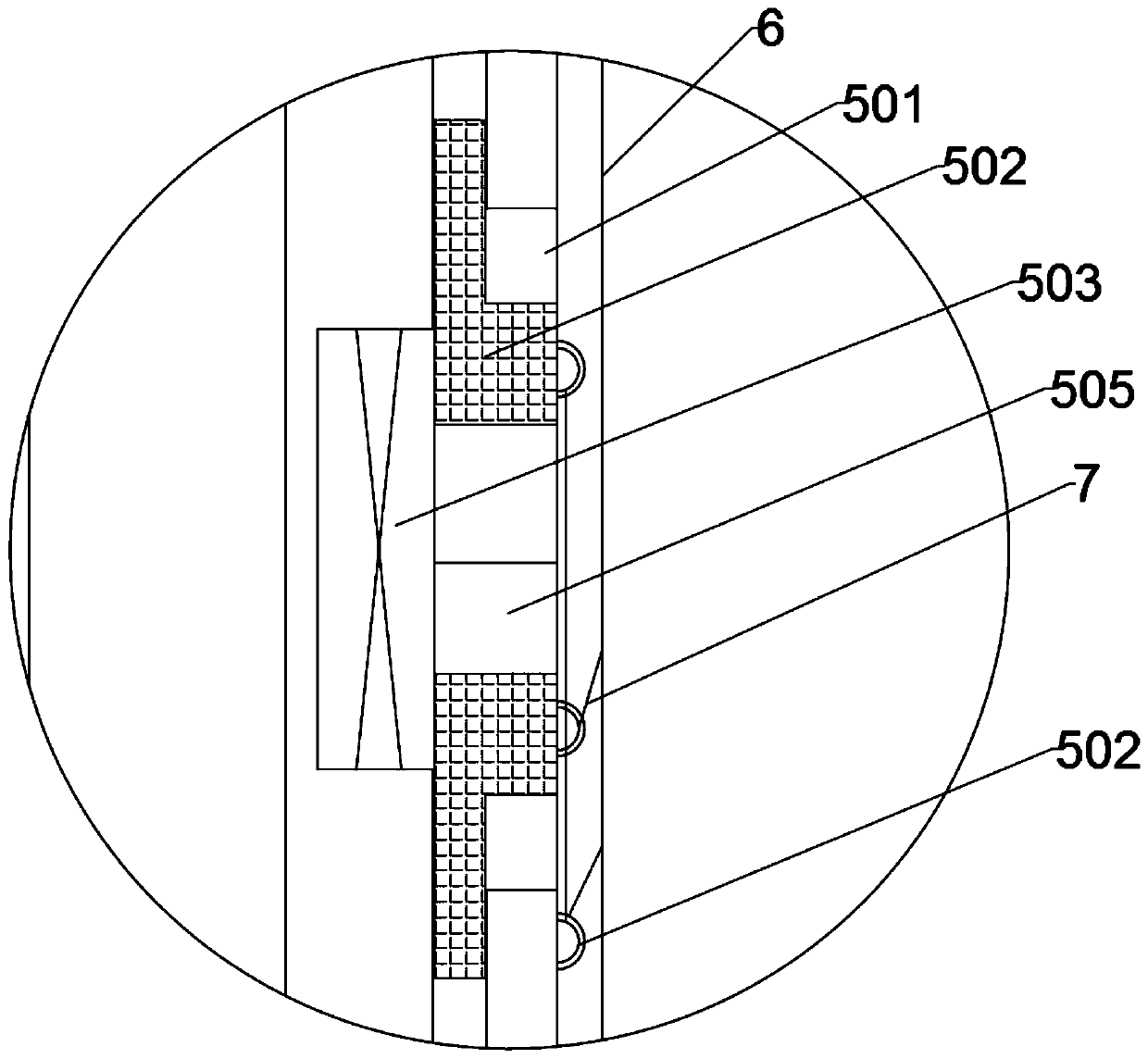 A large-scale built-in thermal insulation wall structure and construction method