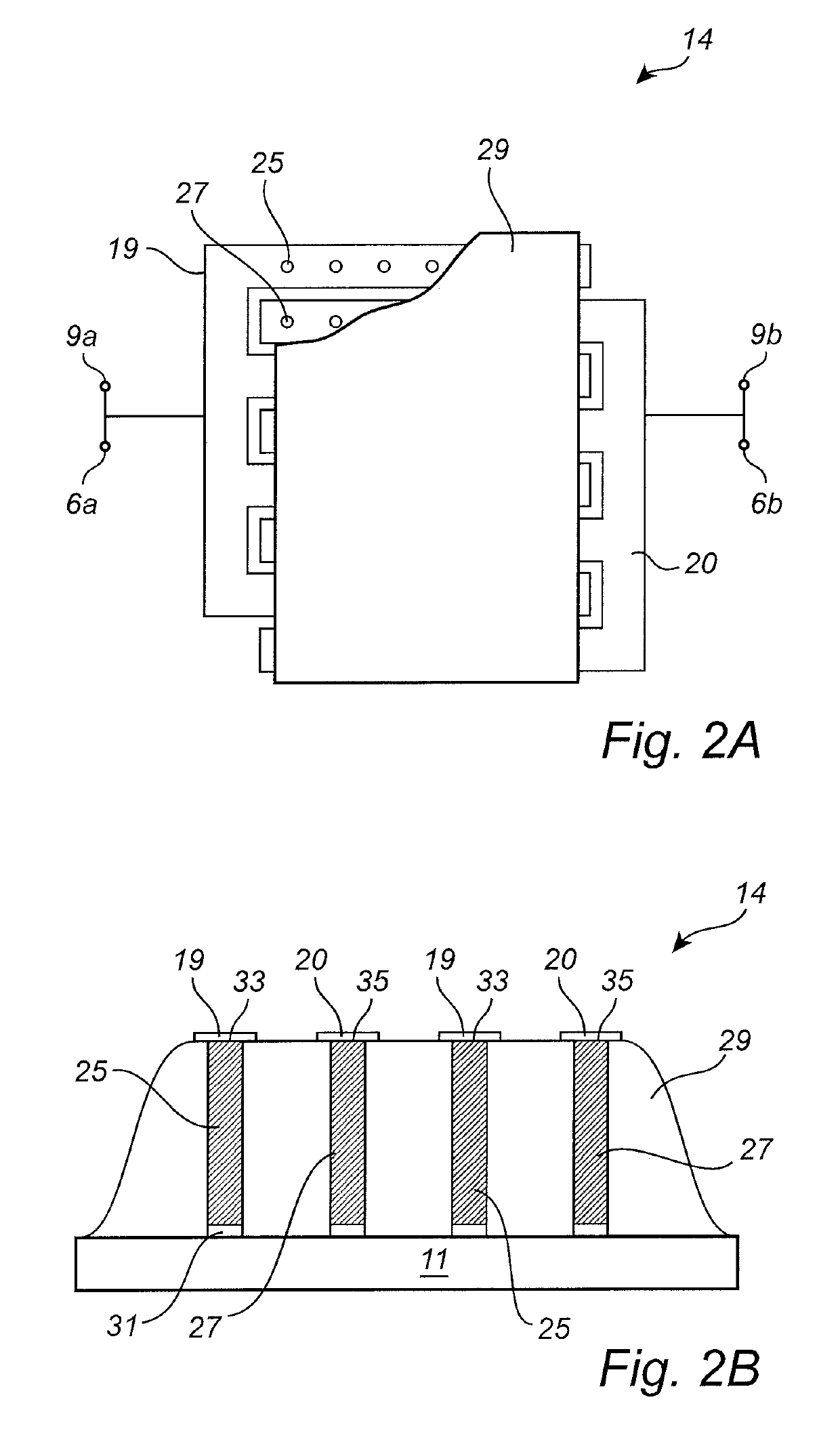 Interposer with a nanostructure energy storage device