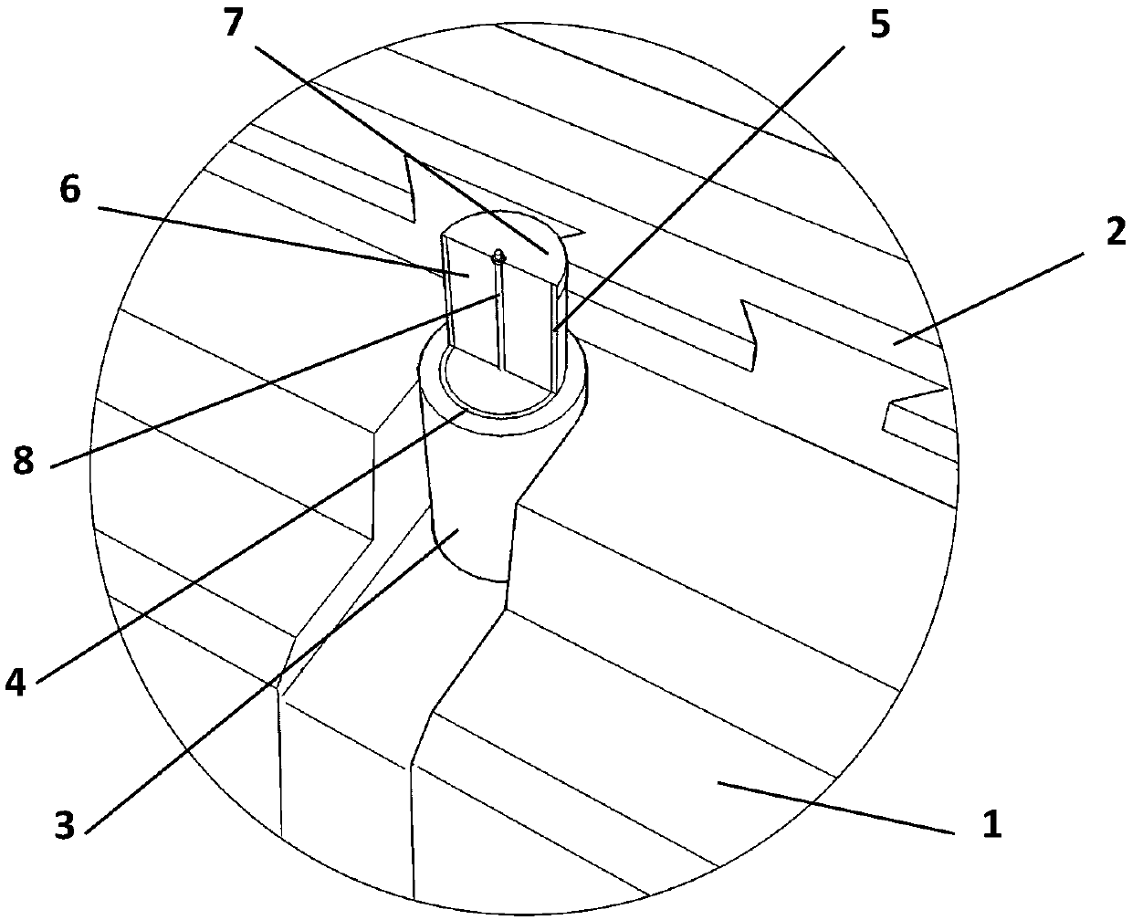 Prefabricated external thermal insulation z-shaped composite wall with lead pipe-coarse sand energy-dissipating and shock-absorbing keys and its method