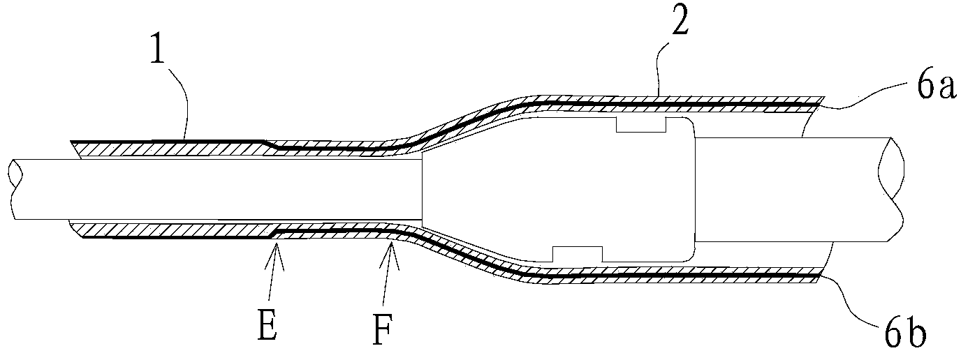 Anti-breakage sheathing canal and conveying system with same