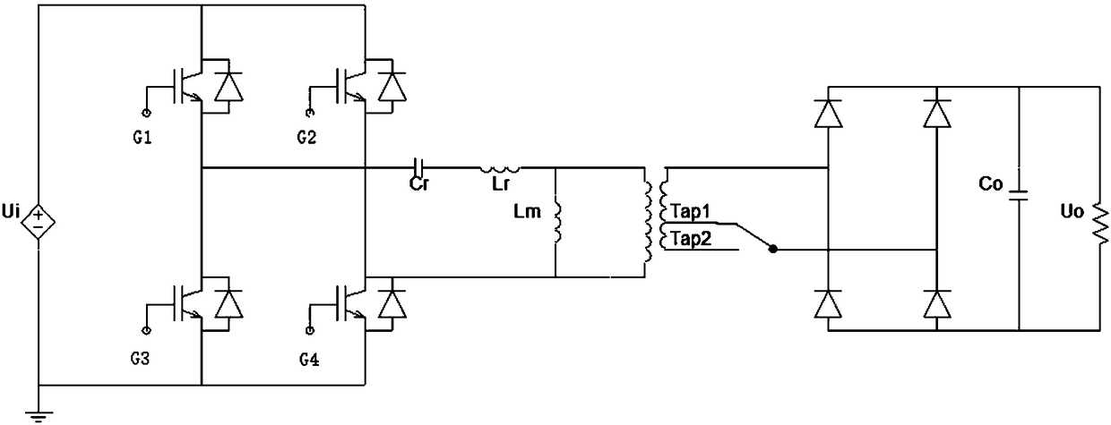 Regulation method of wide input llc resonant converter based on adjustable transformer ratio