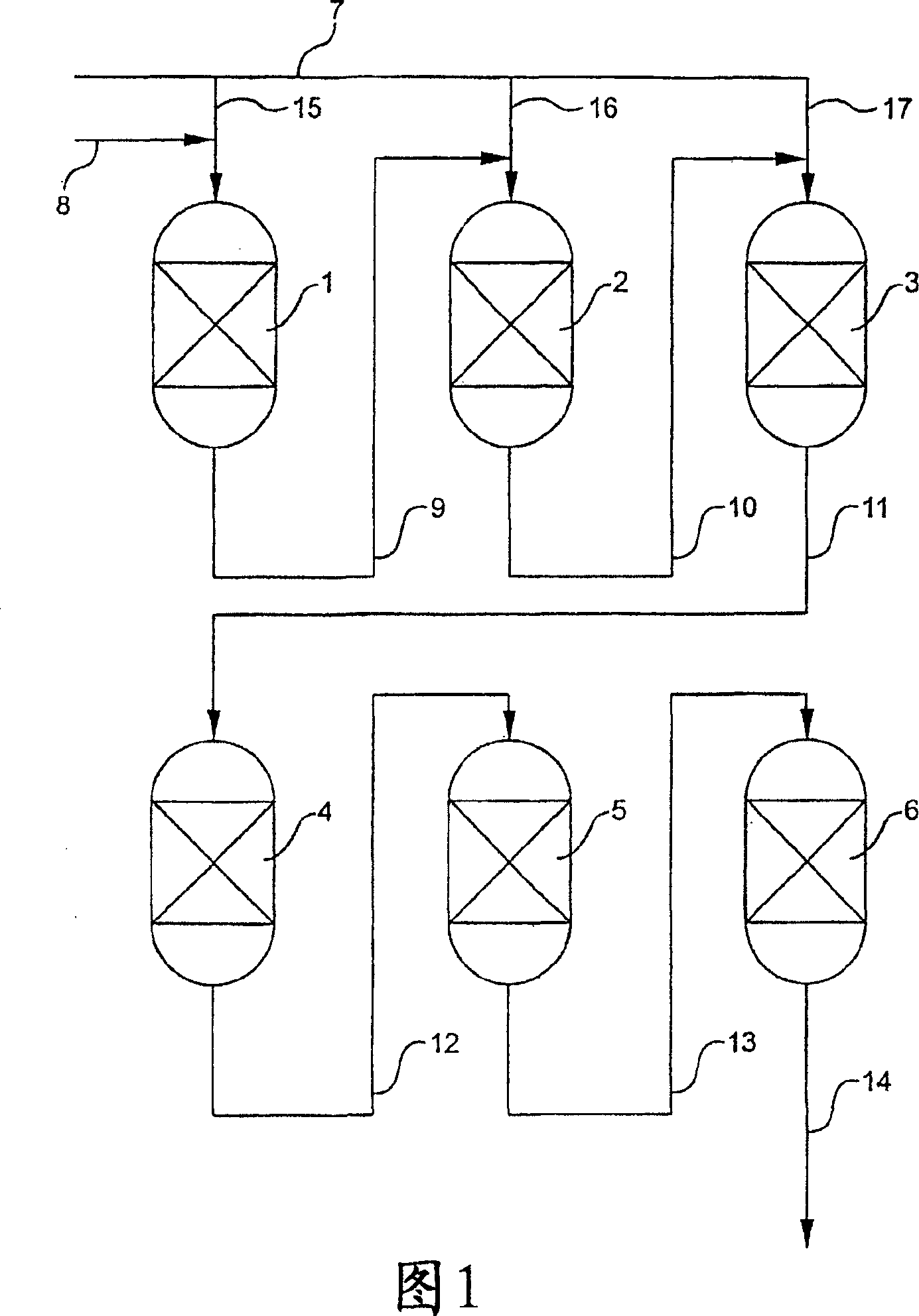 Epoxidation system with fixed bed reactors