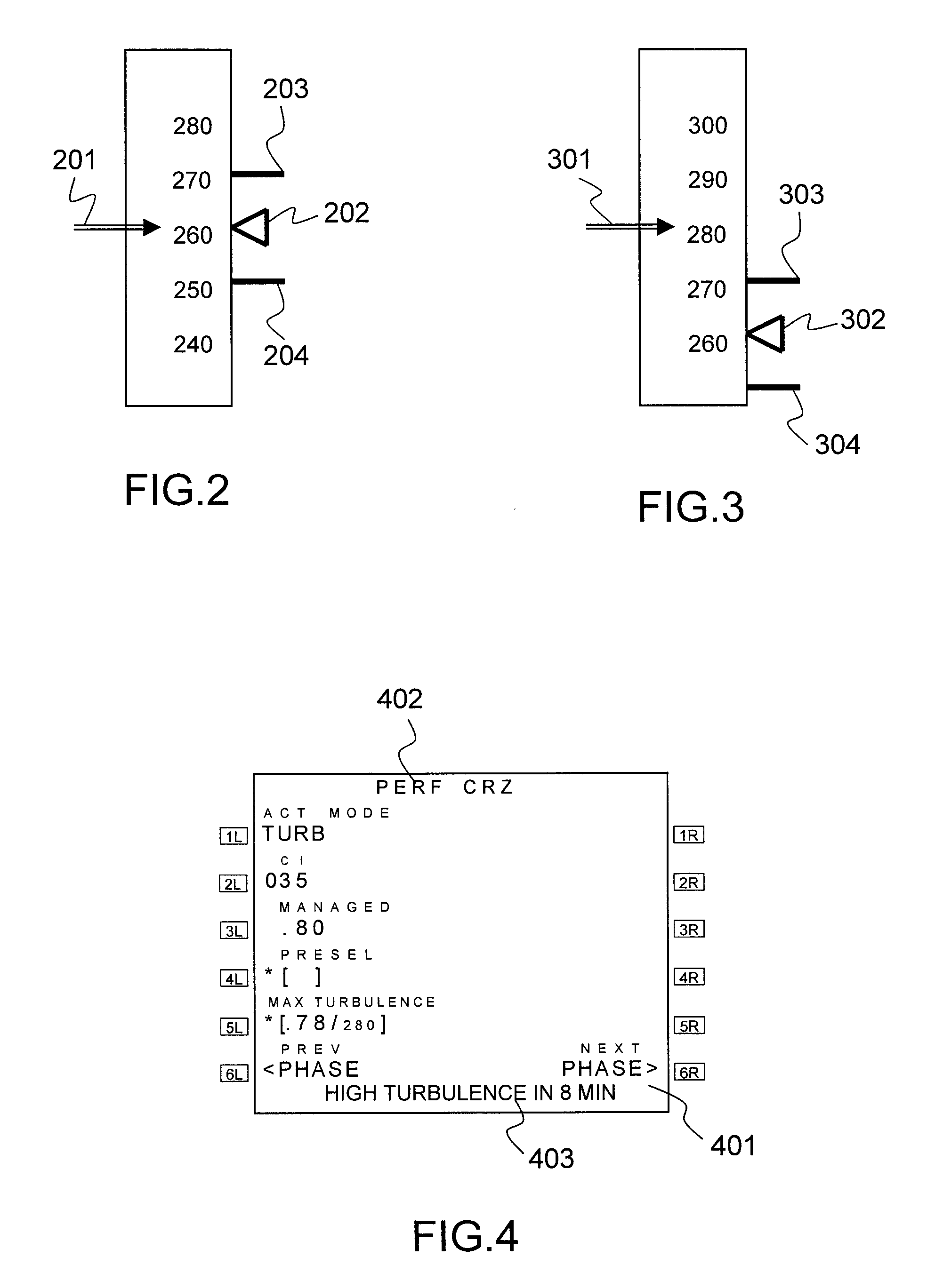 Method of automatically managing the speed of an aircraft in turbulent air and device for its implementation