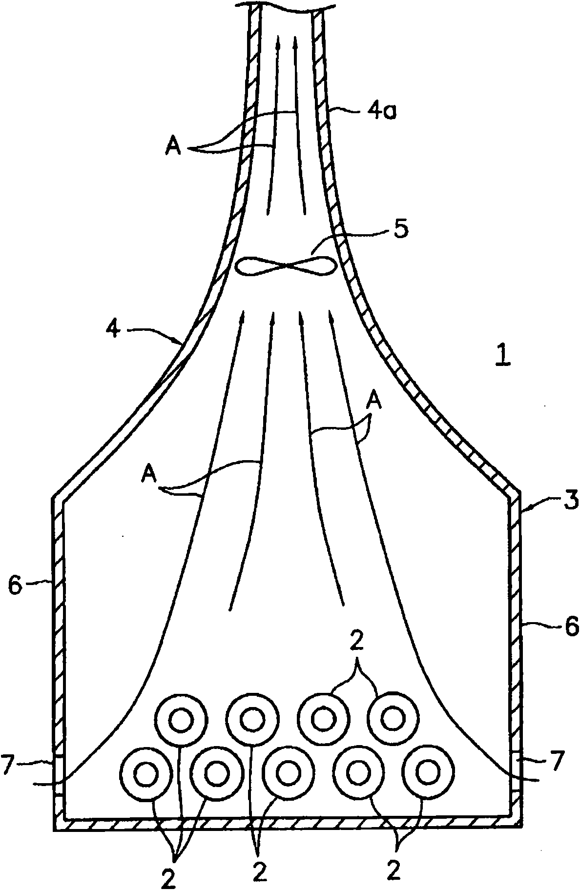 Hot radiator storing yard generating-apparatus