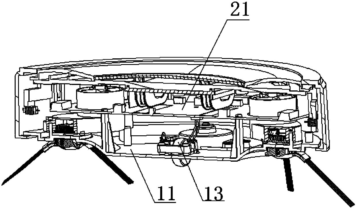 Device for detecting walking state of smart mobile equipment and smart mobile equipment