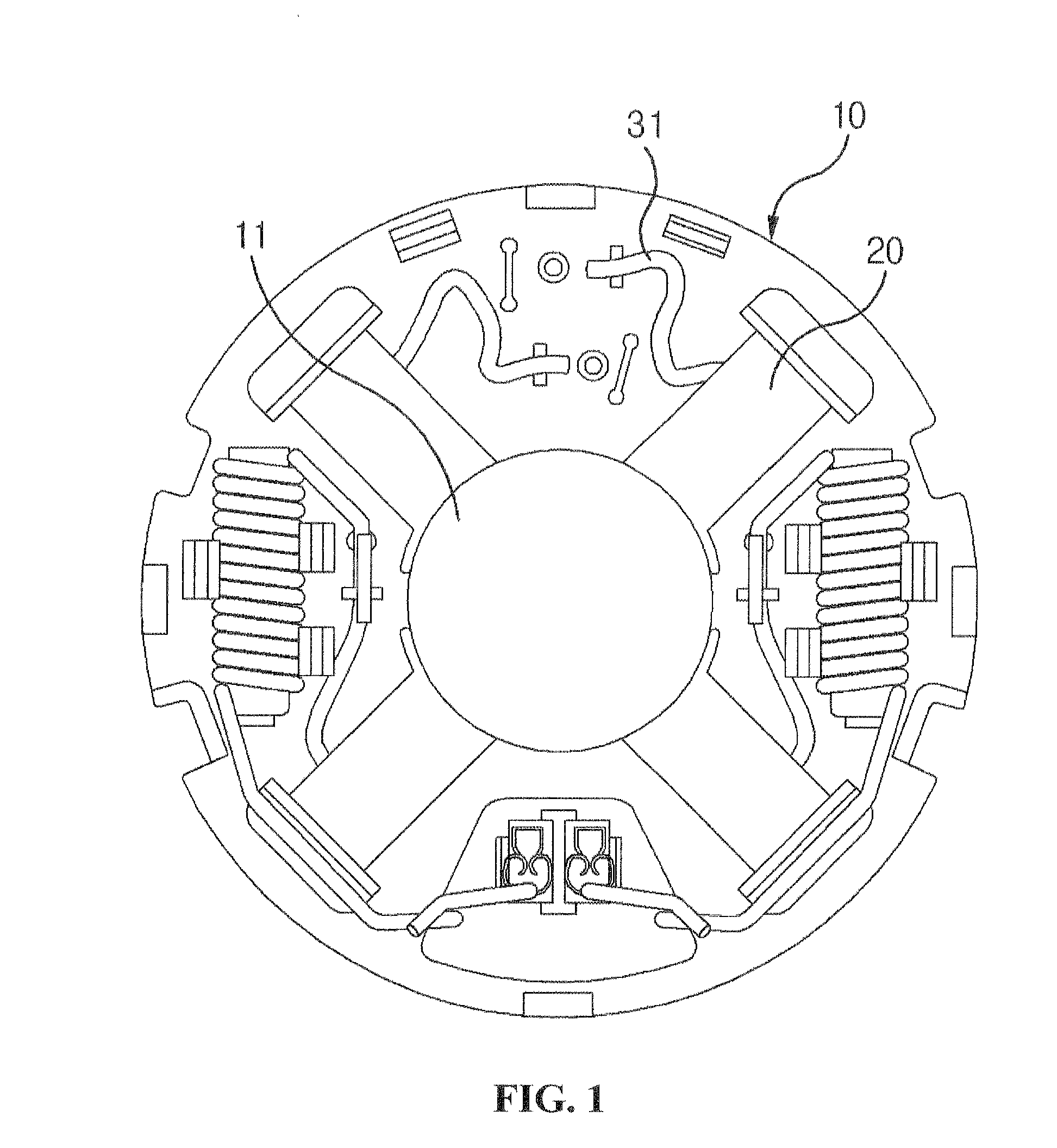 Sheet plate for DC motor