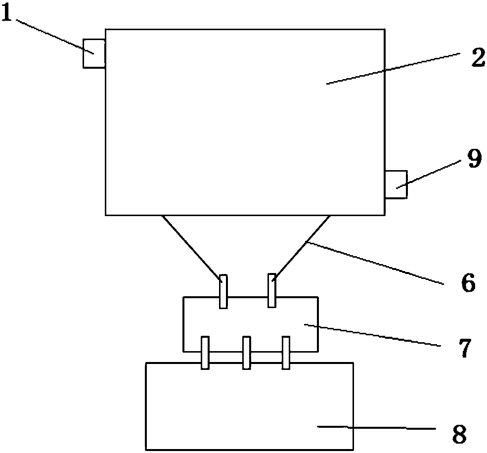 Acetone gas detector based on charge transfer and detection method thereof