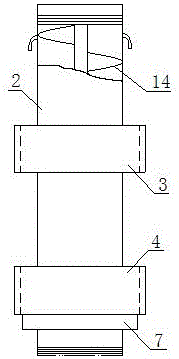 Concrete pouring method for pile foundation