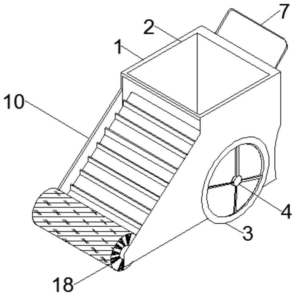 Soil surface garbage recycling device