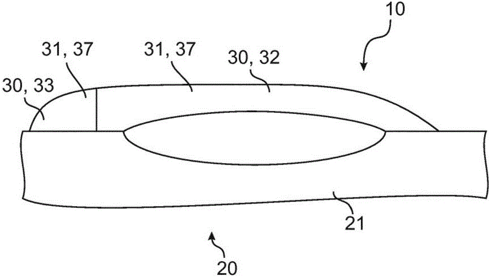 Device for actuating a mobile part of a motor vehicle and method for producing a device for actuating a mobile part of a motor vehicle