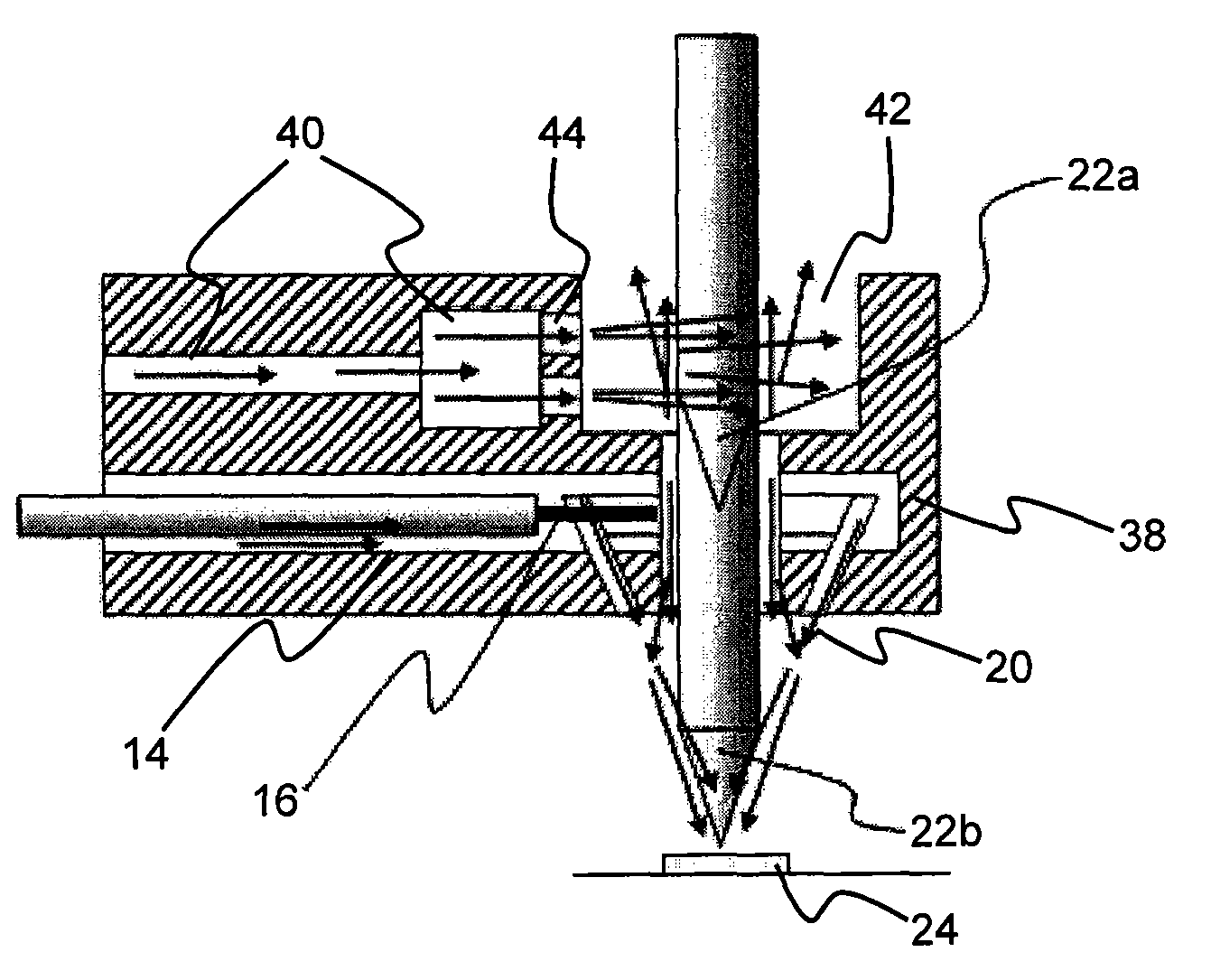 Apparatus for increasing coverage of shielding gas during wire bonding