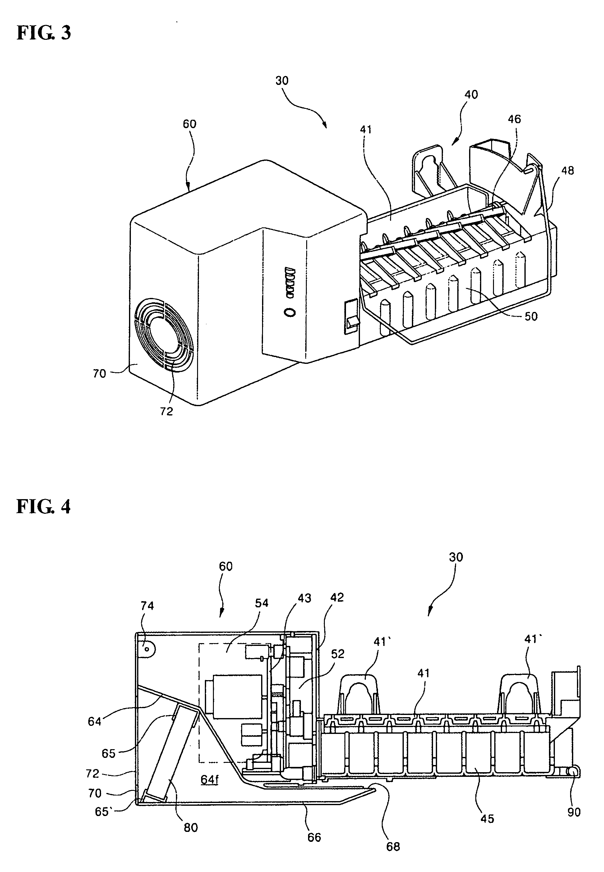 Ice maker having fan assembly and fan assembly control method