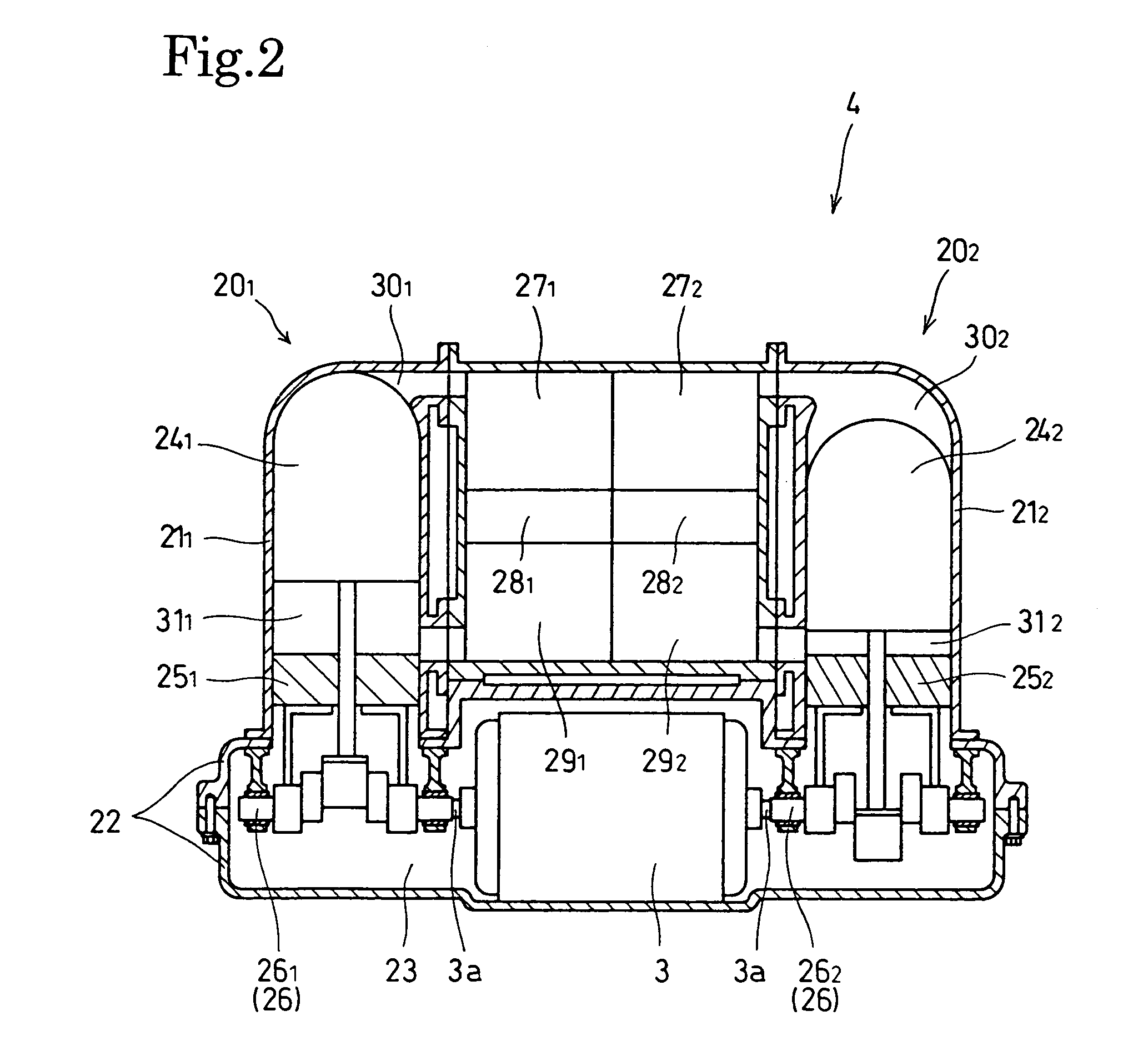 Power device equipped with combustion engine and stirling engine