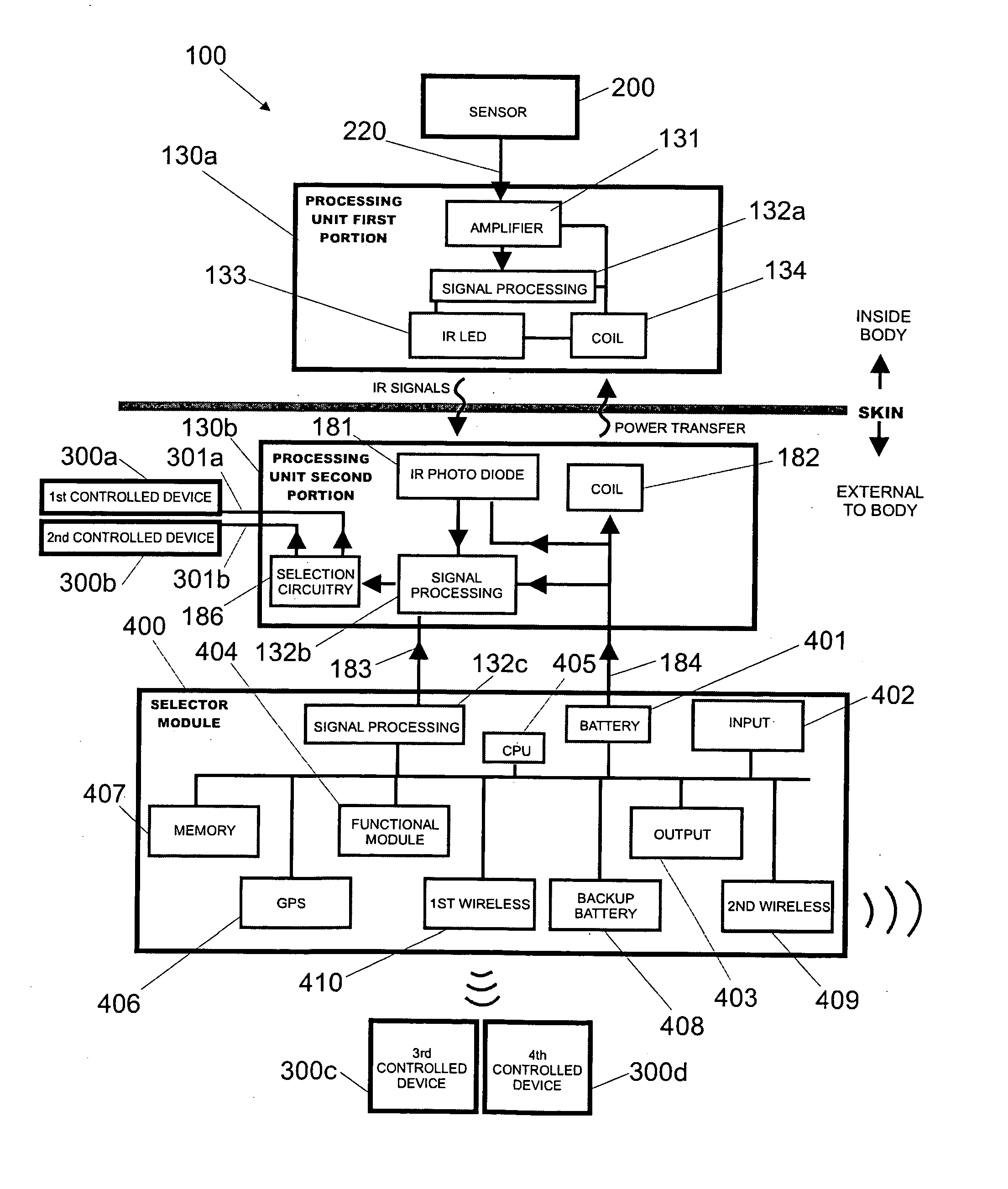 Biological interface systems with wireless connection and related methods