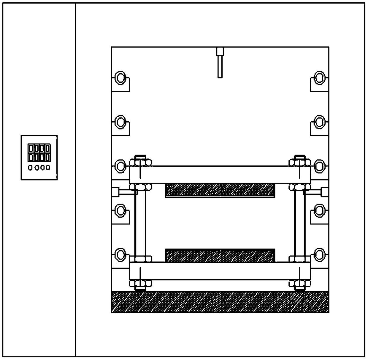 A temperature-controllable electric field-induced platform