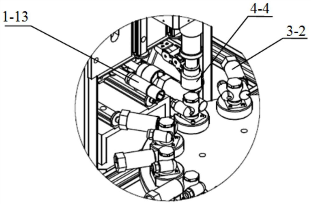 Indexing mechanism for oil pump assembly, oil pump tightening machine and oil pump assembly method