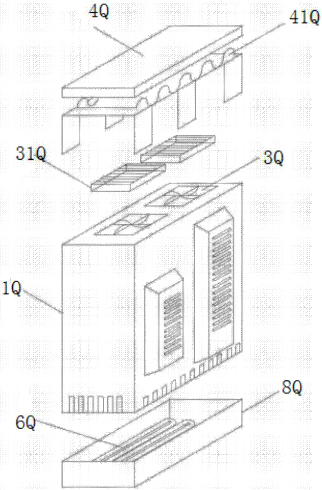 Fixing type home appliance system based on mobile Internet and method thereof