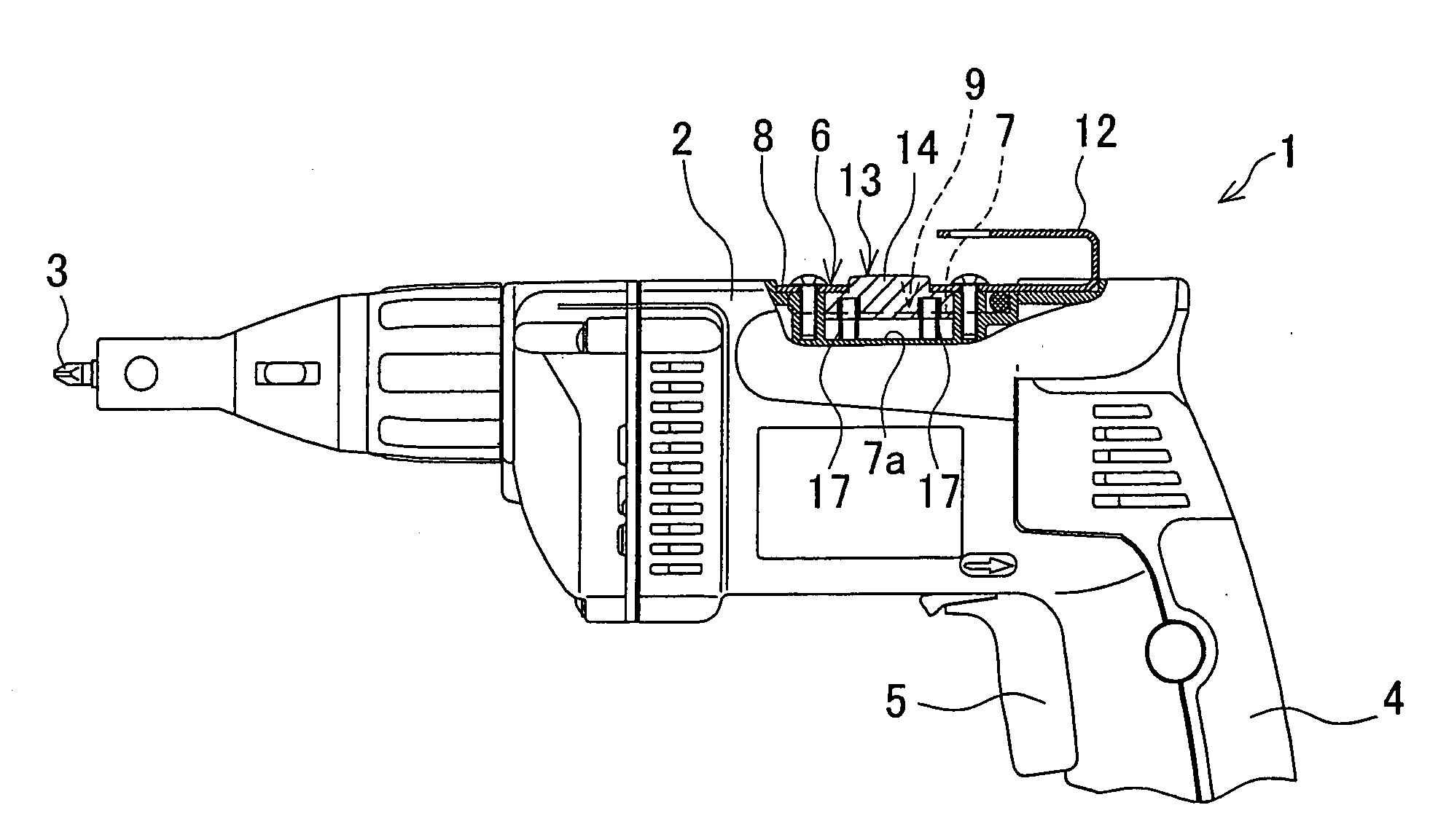 Hook structure of power tool