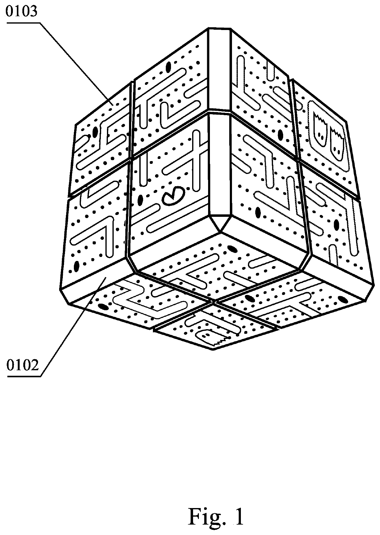 Electronic device with a three-dimensional transformable display
