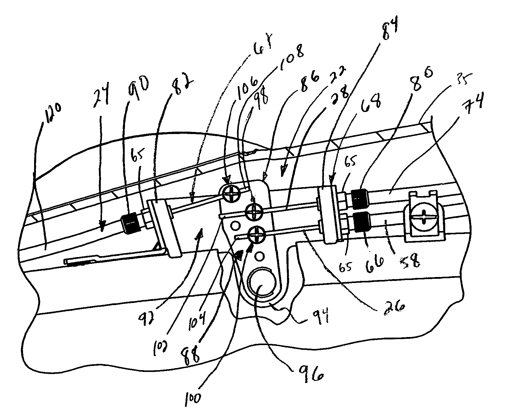 Cycling exerciser with single cable actuator for brake and resistance adjustment