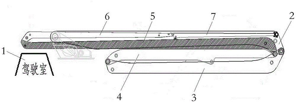 A boom device and construction machinery